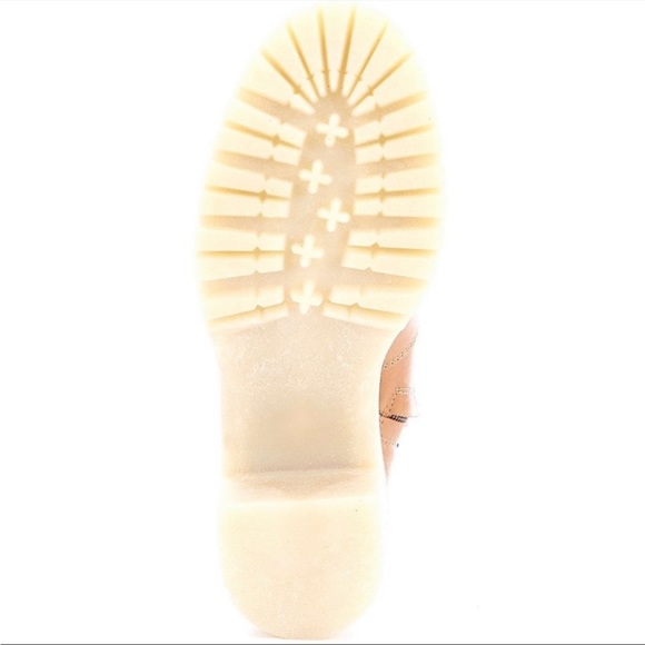 NEW FREE PEOPLE James Chelsea Boots White Leather Chunky Gum Sole - Picture 13 of 16